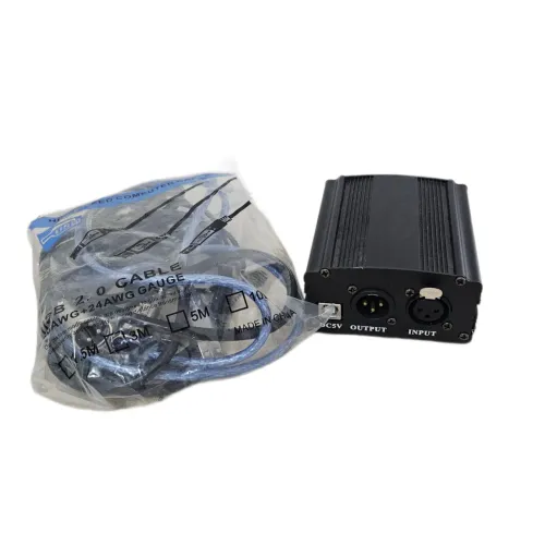 Phantom Power 48v Para Microfone Condensador