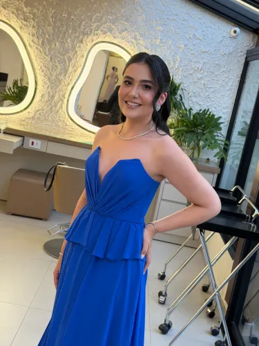 Vestido aurora royal ave rara