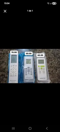 Controle ar-condicionado 