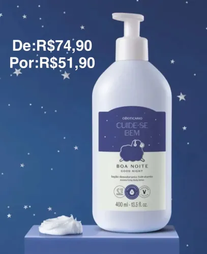 Hidratantes Boticário promoção 