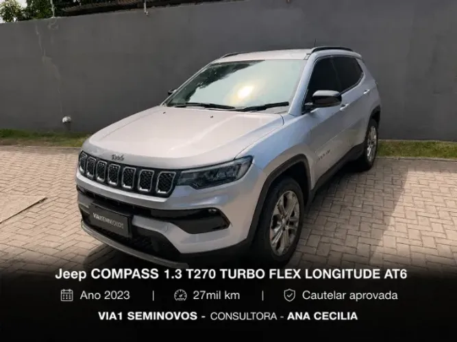 Jeep Compass Long. T270 1.3 TB 4X2 Flex AUT 2023