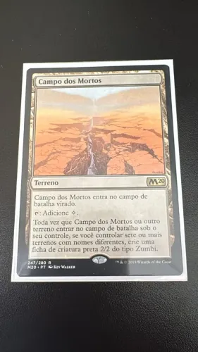 Carta Magic The Gathering - Campo dos Mortos