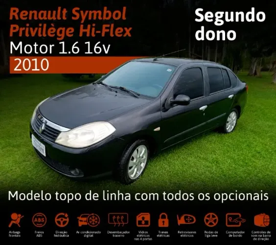 Renault Symbol Privilège Hi-flex 1.6 16V 4P 2010