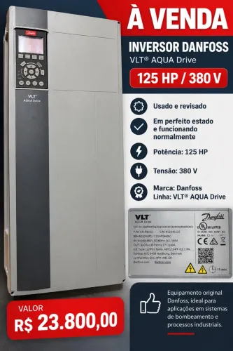 Inversor de frequência 125hp
