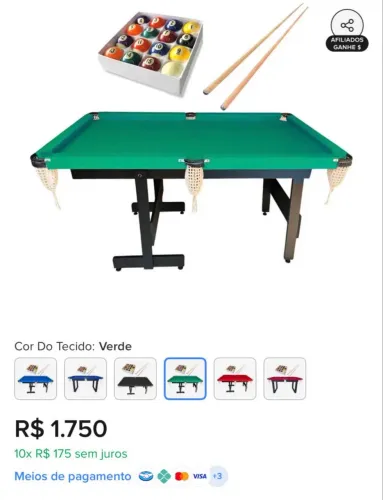 Mesa de sinuca