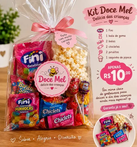 Kit doce dias das crianças