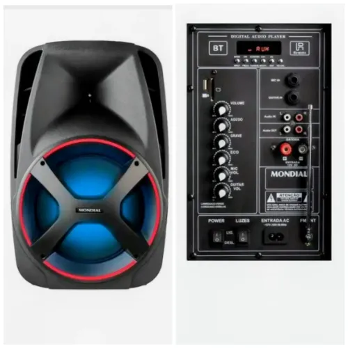Amplificador de som mondial CM550w