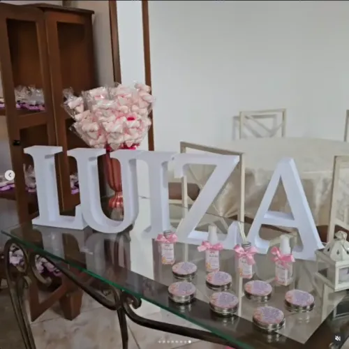 Nome Luiza Decorativo Personalizado em Impressão 3D - PLA | 22 cm de Altura