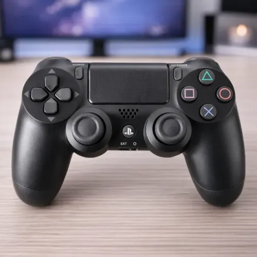 Controle PS4 Original Sony DualShock 4 V2 Preto  Seminovo + Cabo Micro?USB