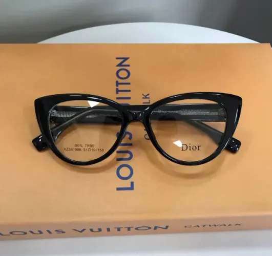 óculos armação de grau dior cat black