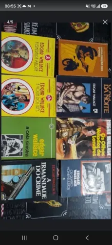 Coleção de 40 livros Edgar Wallace