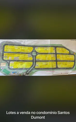 Lote a venda no condomínio santos Dumont