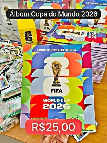 Álbum Copa Do Mundo 2026 a Pronta Entrega Novo Aceito Cartão