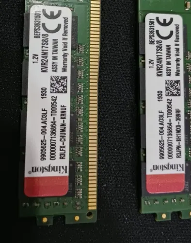 MEMORIA DDR4 8 GB 2400 MHz - VALOR R$ 240,00 CADA.