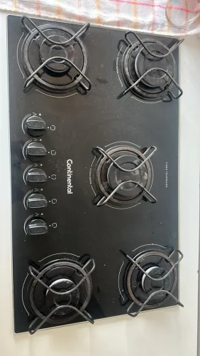 Cooktop 5 bocas acendimento automático