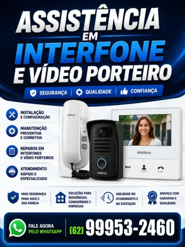Interfone Videoporteiro conserto instalação e manutenção