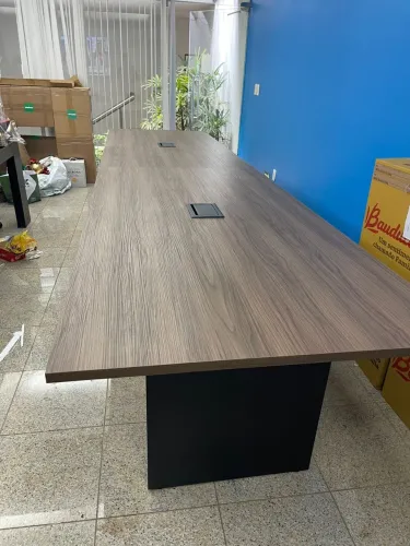 MESA PARA REUNIAO GRANDE 4.00x1.00 LOJA IKONOFFICE