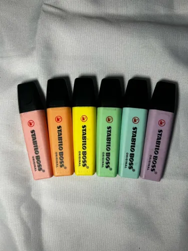 Kit marca texto stabilo boss pastel
