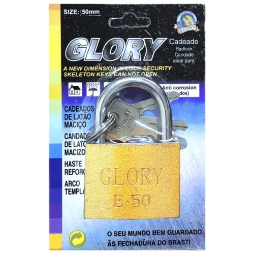 Cadeado Glory médio 50mm Forte
