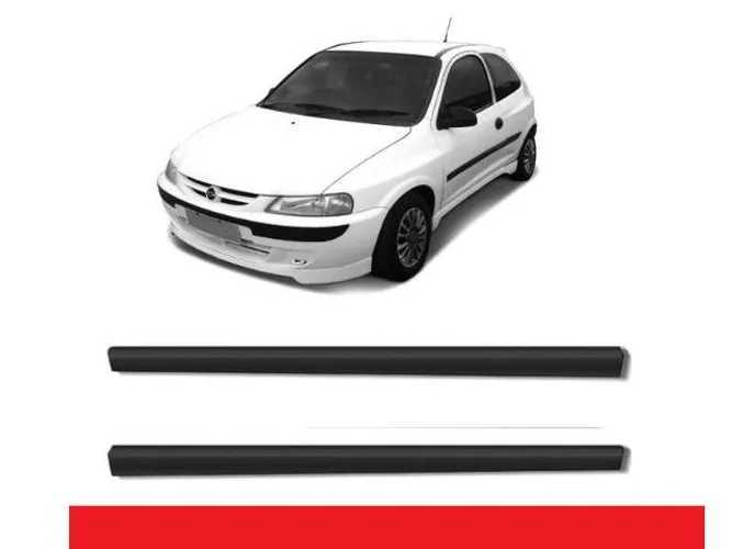 Friso Lateral celta 2000 ate 2006 2 Portas Preto Modelo Original emqzr xgczm