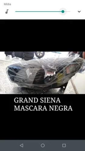 Farol Grand Siena máscara negra