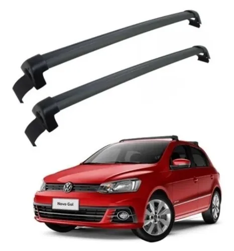 Rack De Teto Travessa Gol Voyage G5 G6 G7 2008 A 2019 Preto, instalado