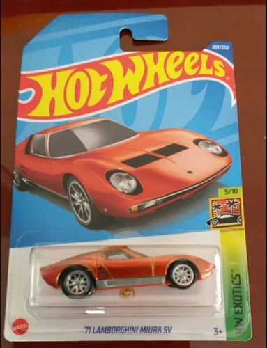 Miniatura Hot Wheels 71 Lamborghini Miura SV 17jcd