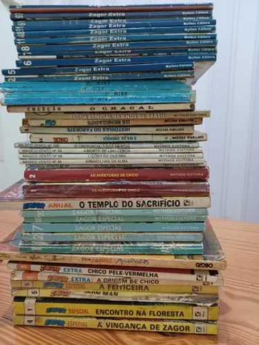 (item 282) 40 revistas Zagor Akim Mágico Vento Chet Chacal