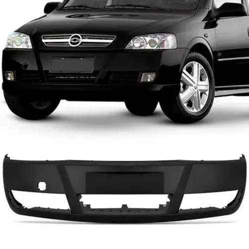 Parachoque Chevrolet Astra 2003 à 2011 - Dianteiro Preto Liso - DTS