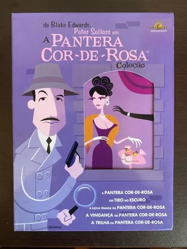 Box DVD Peter Sellers em A Pantera cor-de-rosa Coleção 