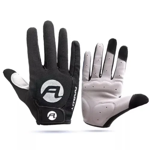 Luvas bike, moto, bicicleta, esporte, de dedo completo, que absorve o suor, unissex!
