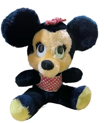 Minnie Mouse pelúcia anos 70 made in Coreia