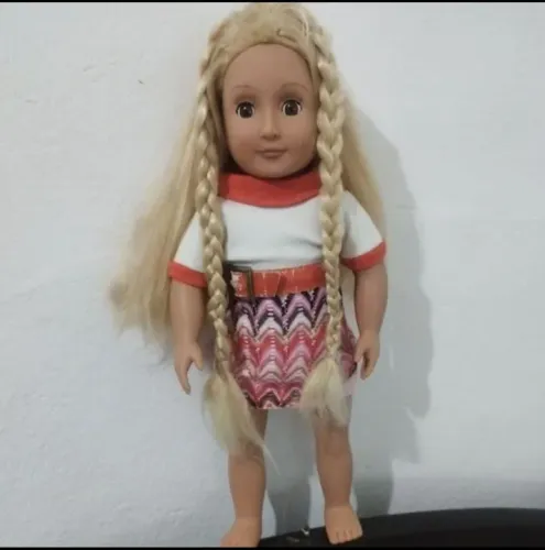 Boneca our generation que cresce cabelo roupas original