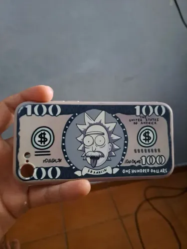 Capinha de Celular Rick and Morty 100 Dólares
