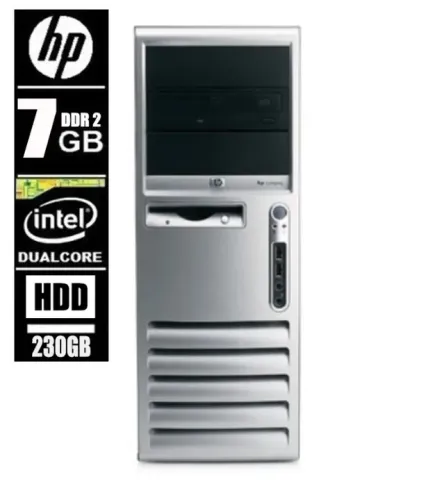 Computador Cpu Duo Core Hp Dc7700 7Gb Ram 2,13ghz 230gb De Hd Revisada