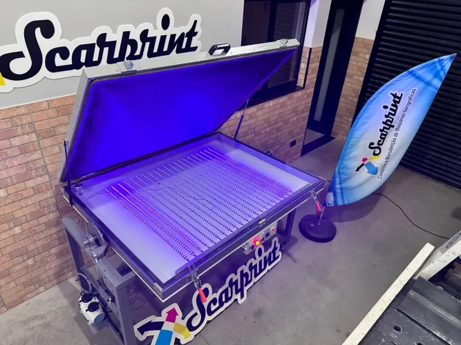 Gravadora de telas serigrafica - LED UV
