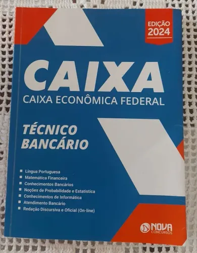 Apostila Caixa 2024 - Técnico Bancário Novo- Nova Concursos