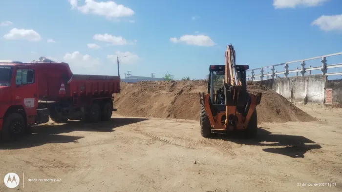 Areia para construção