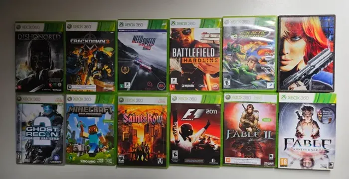 Jogos Xbox 360 originais físicos seminovos