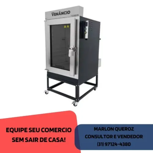 Forno Turbo 10 Esteiras Elétrico Venâncio