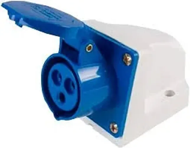 Tomada industrial 2P+T 6h 32A MGI-123