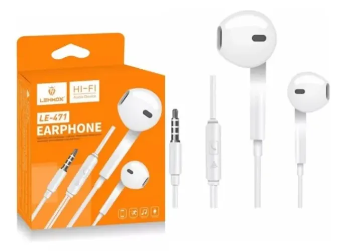 Fone de Ouvido com Microfone Lehmox Original (LE-471) Qualidade e Preço