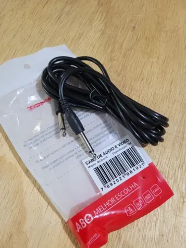 Cabo audio p10 p10  3 metros e 5 metros 
