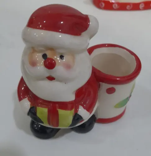 Porta palitos Papai Noel (Natal)