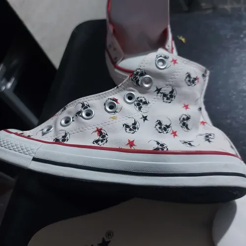 Converse All Star Skull caveira Branco, n° 35 raridade fora de linha