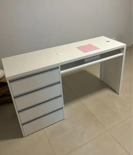 Mesa manicure em MDF Branco