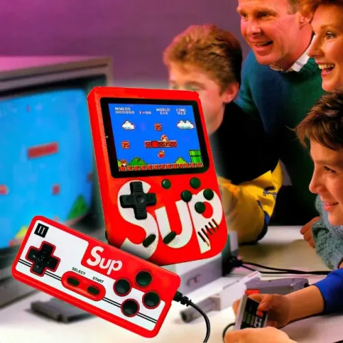 Sup Game Box, Console, Video game portátil, suporte a TV, 2 players (promoçao)