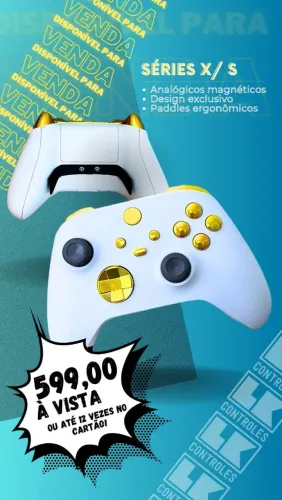 Controle Xbox Series personalizado