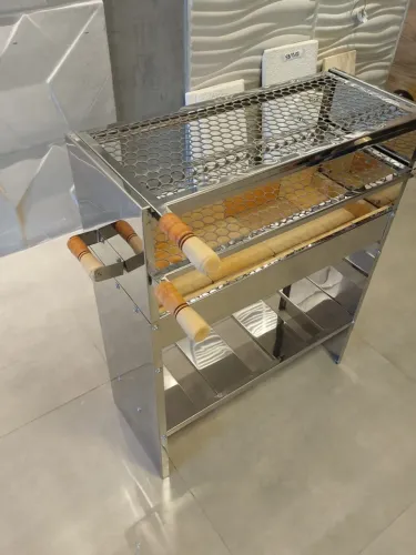 Churrasqueira de Aço Inox para Área Gourmet