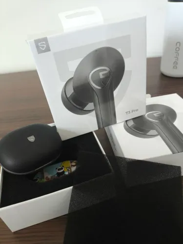 Loja Mundo - Soundpeats T3 Pro Lacrado Fones de ouvido original app cancelamento de ruido